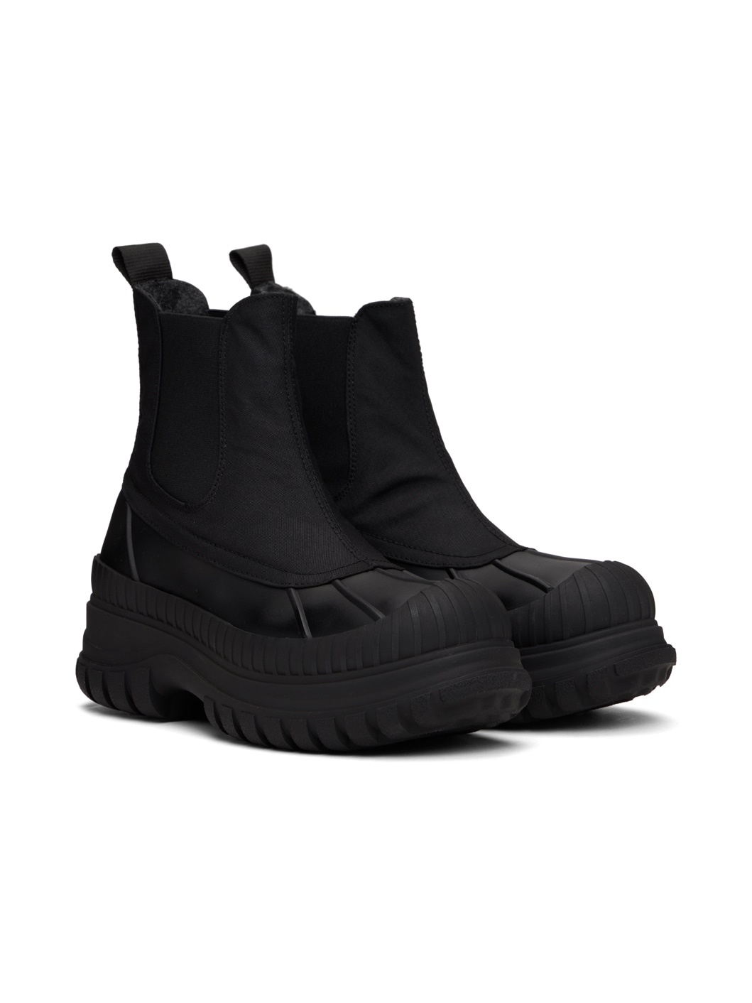 Black Outdoor Chelsea Boots - 4