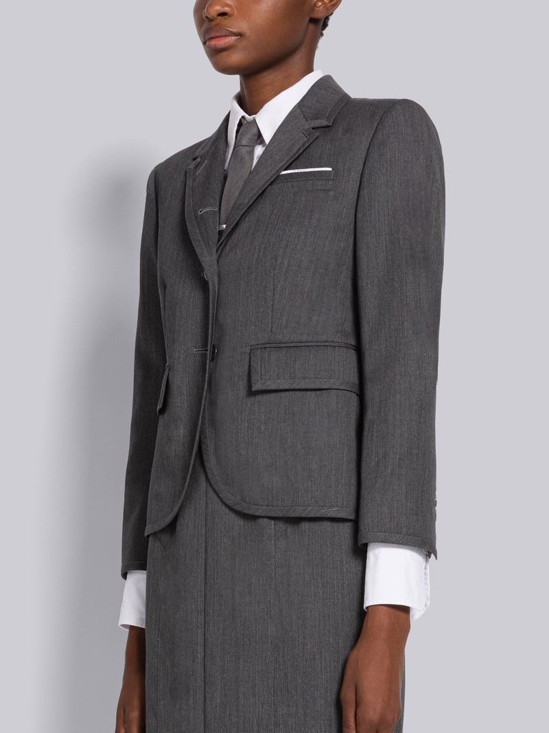 Thom Browne Stiff Wool Gabardine High Armhole Sport Coat outlook