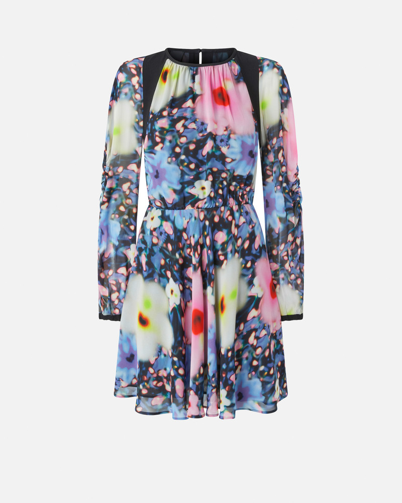 SHORT FLORAL GEORGETTE DRESS 1