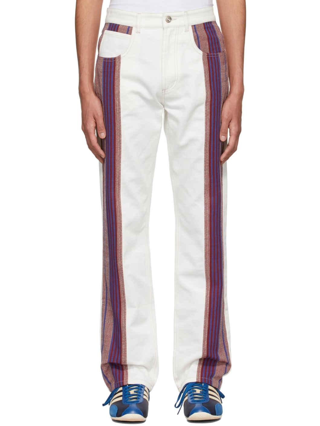 White Keita Jeans - 1