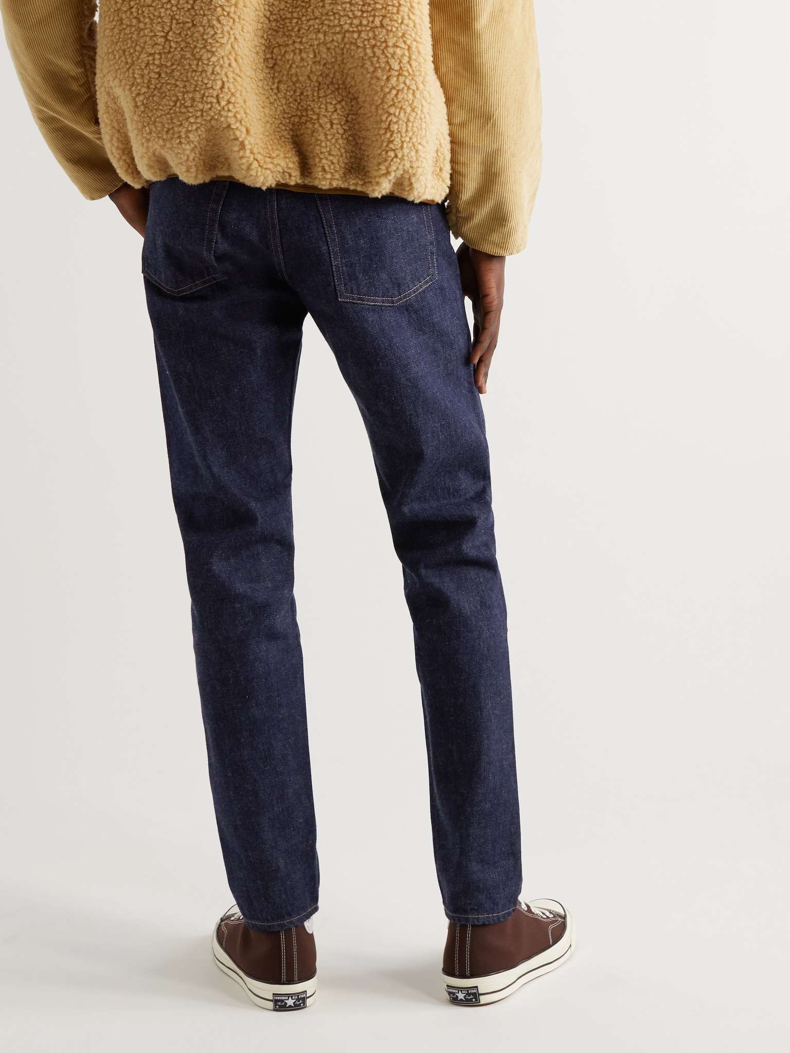 Slim-Fit Selvedge Denim Jeans - 4