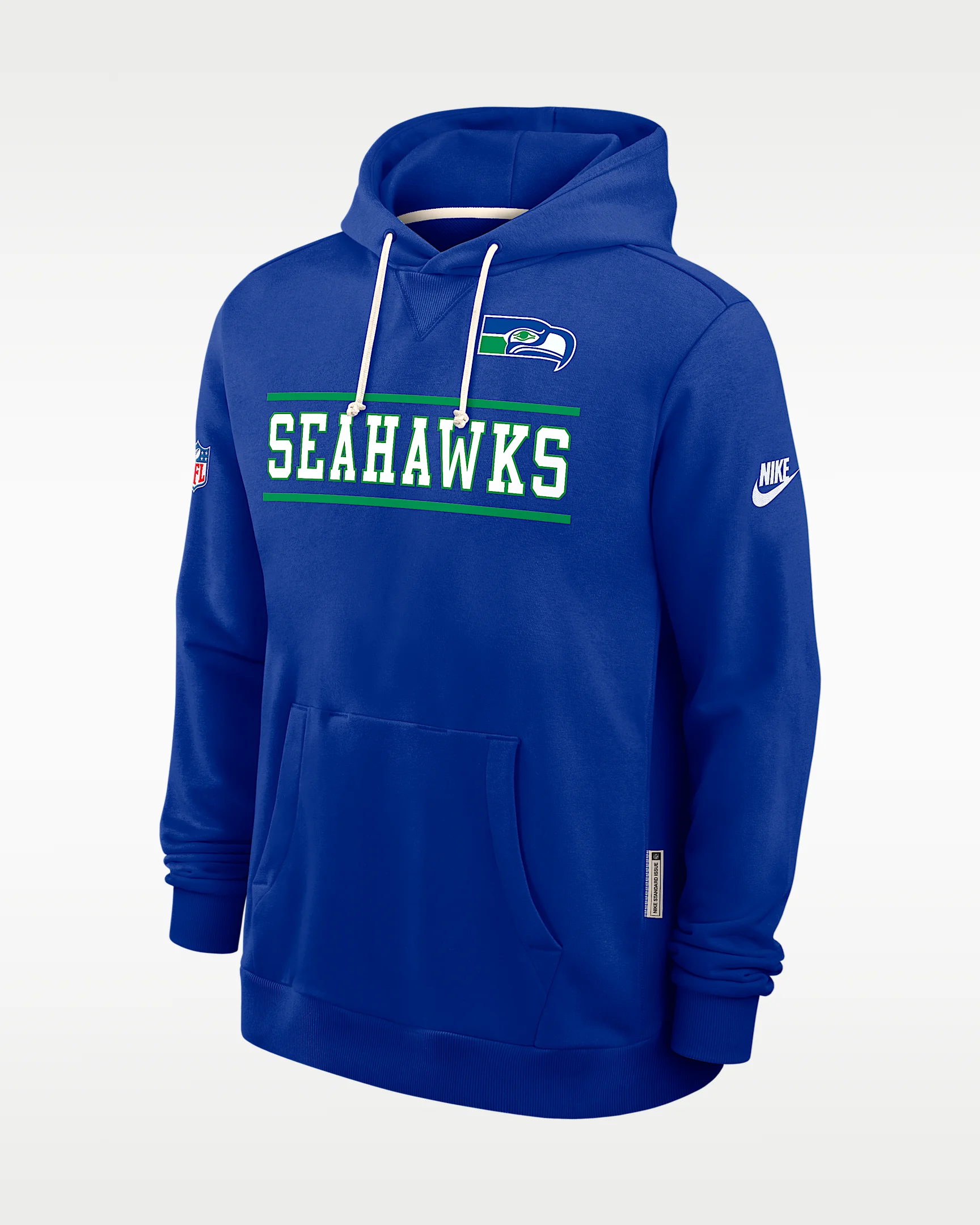 Seattle Seahawks Alt Standard Issue Men's Nike Dri-FIT NFL Pullover Hoodie - 1