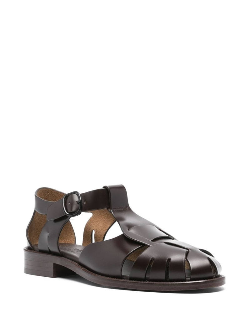 HEREU Pesca leather sandals outlook