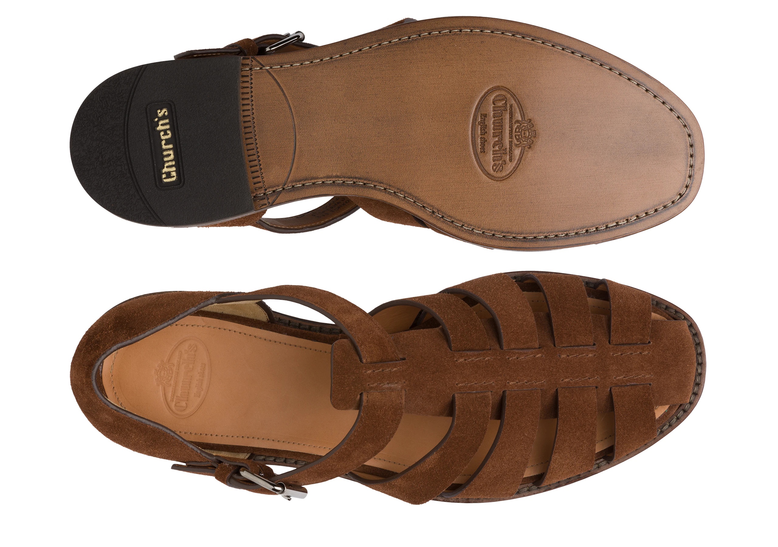 Fisherman
Suede Sandal Burnt - 3
