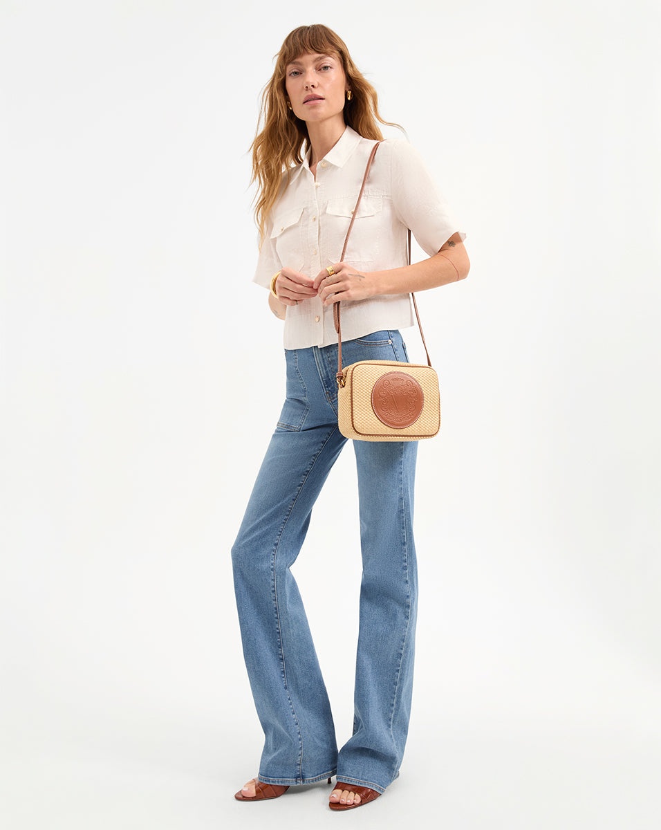 RAFFIA CLICK CROSSBODY - 2