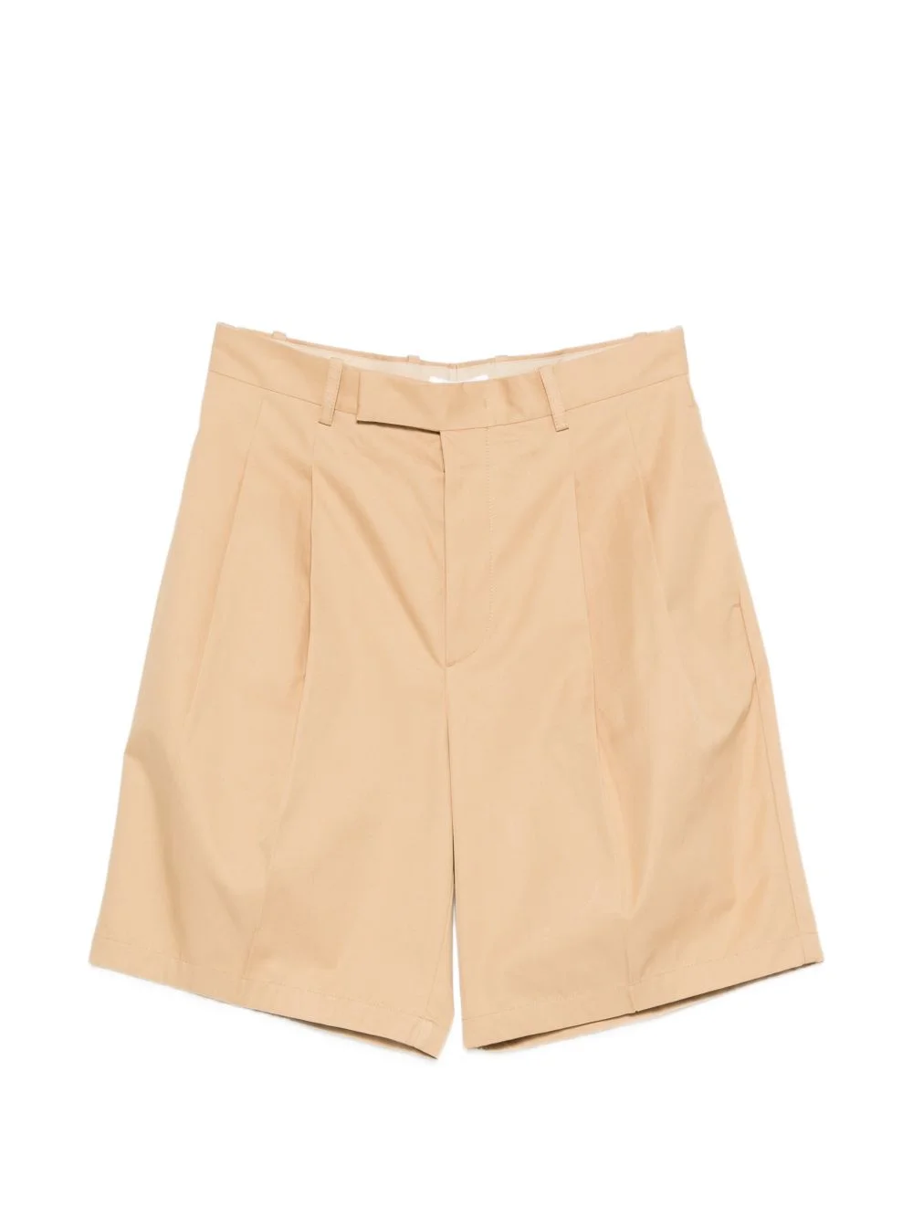 pocket pleated shorts - 1