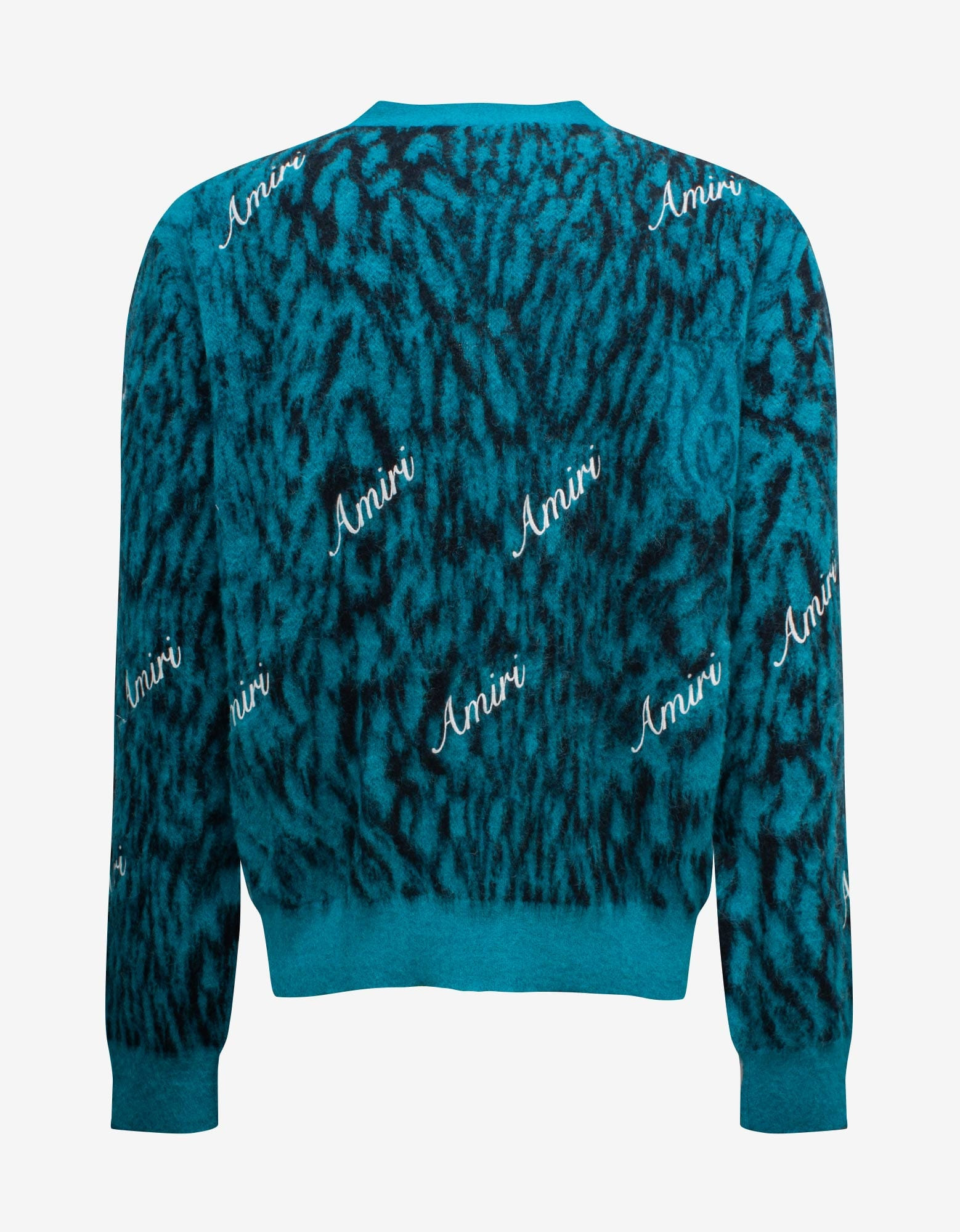 Amiri Blue Mohair Cardigan - 2