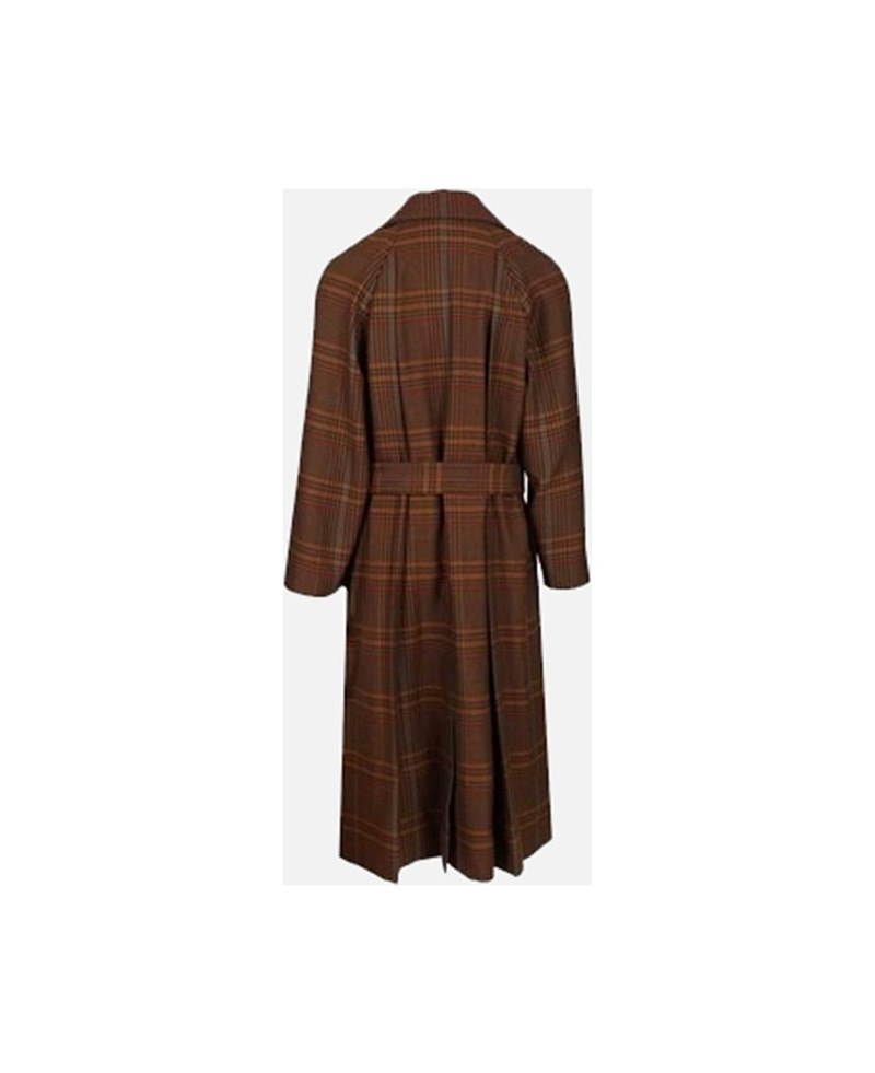 SAINT LAURENT Multicolor Wool Coat outlook