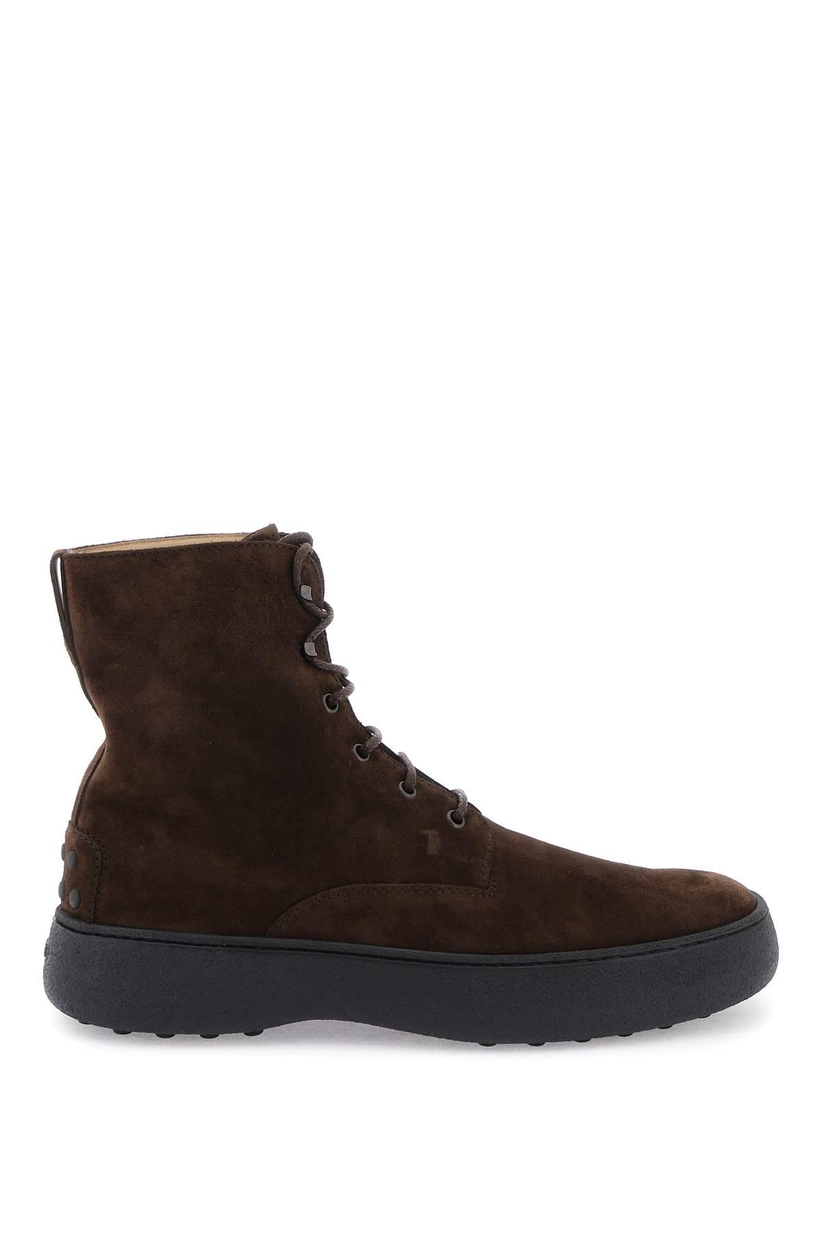 W.G. SUEDE LACE-UP ANKLE BOOTS - 1