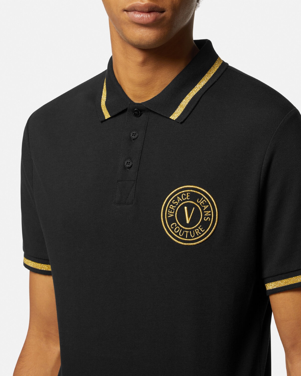 V-Emblem Polo Shirt - 3