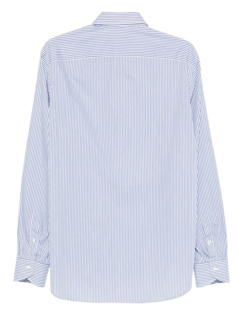 Canali striped cotton shirt outlook