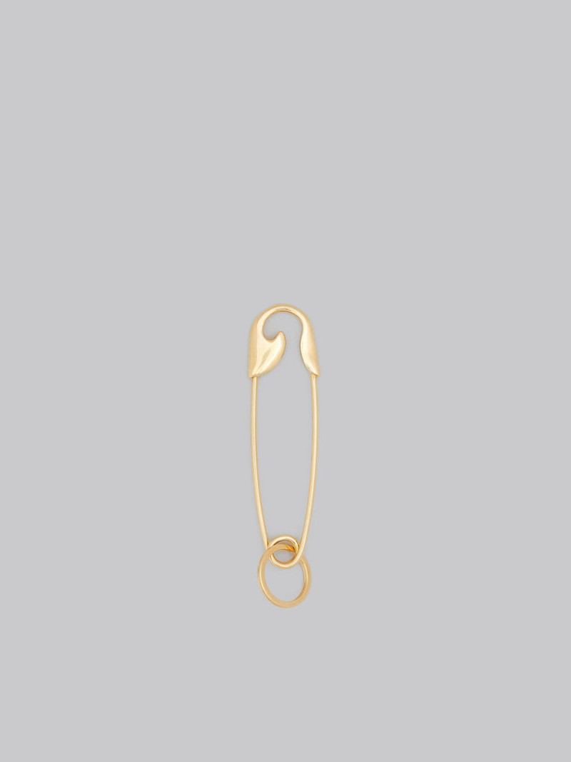 Marni GOLD BROOCH KEYRING PENDANT outlook