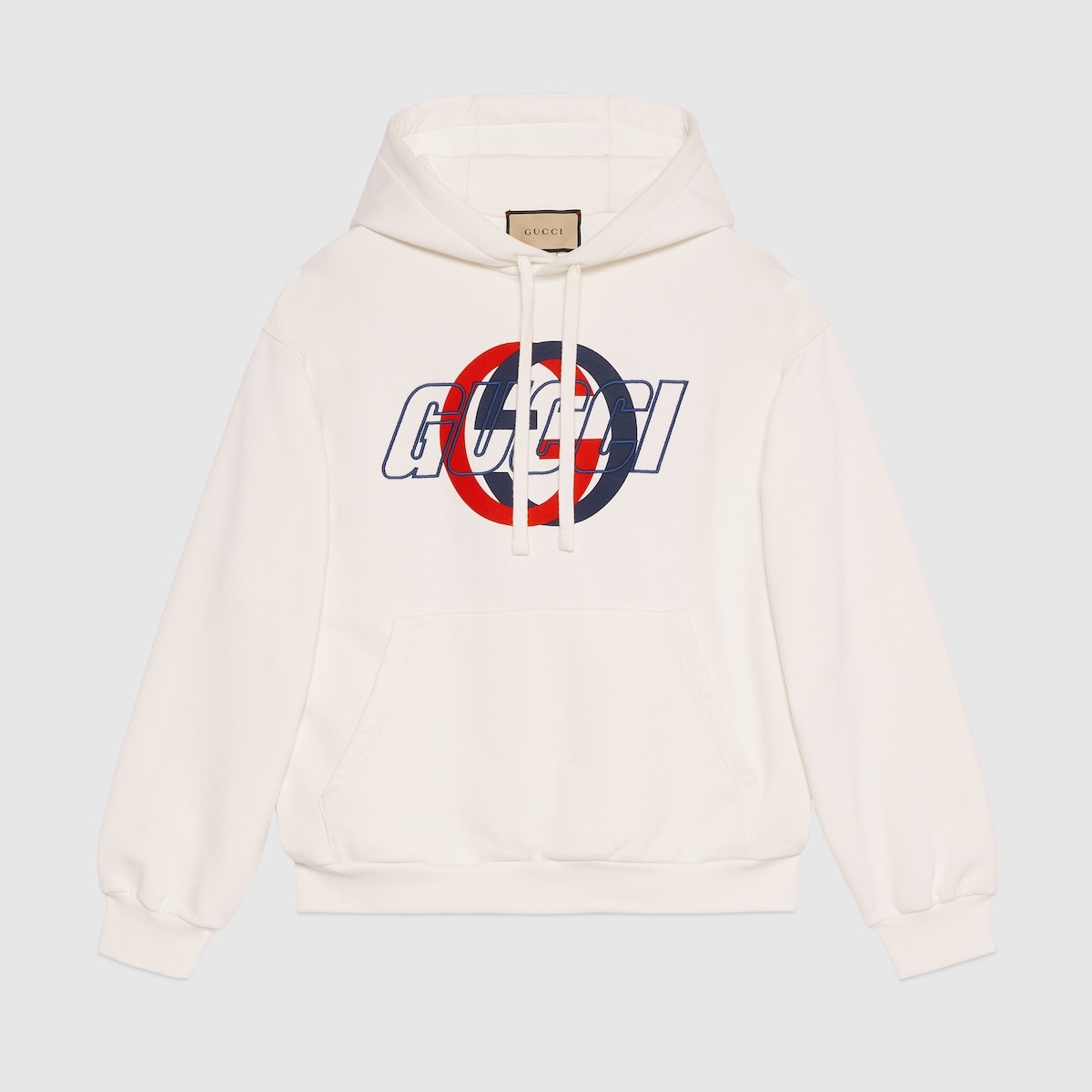 Cotton jersey hooded sweatshirt - 1