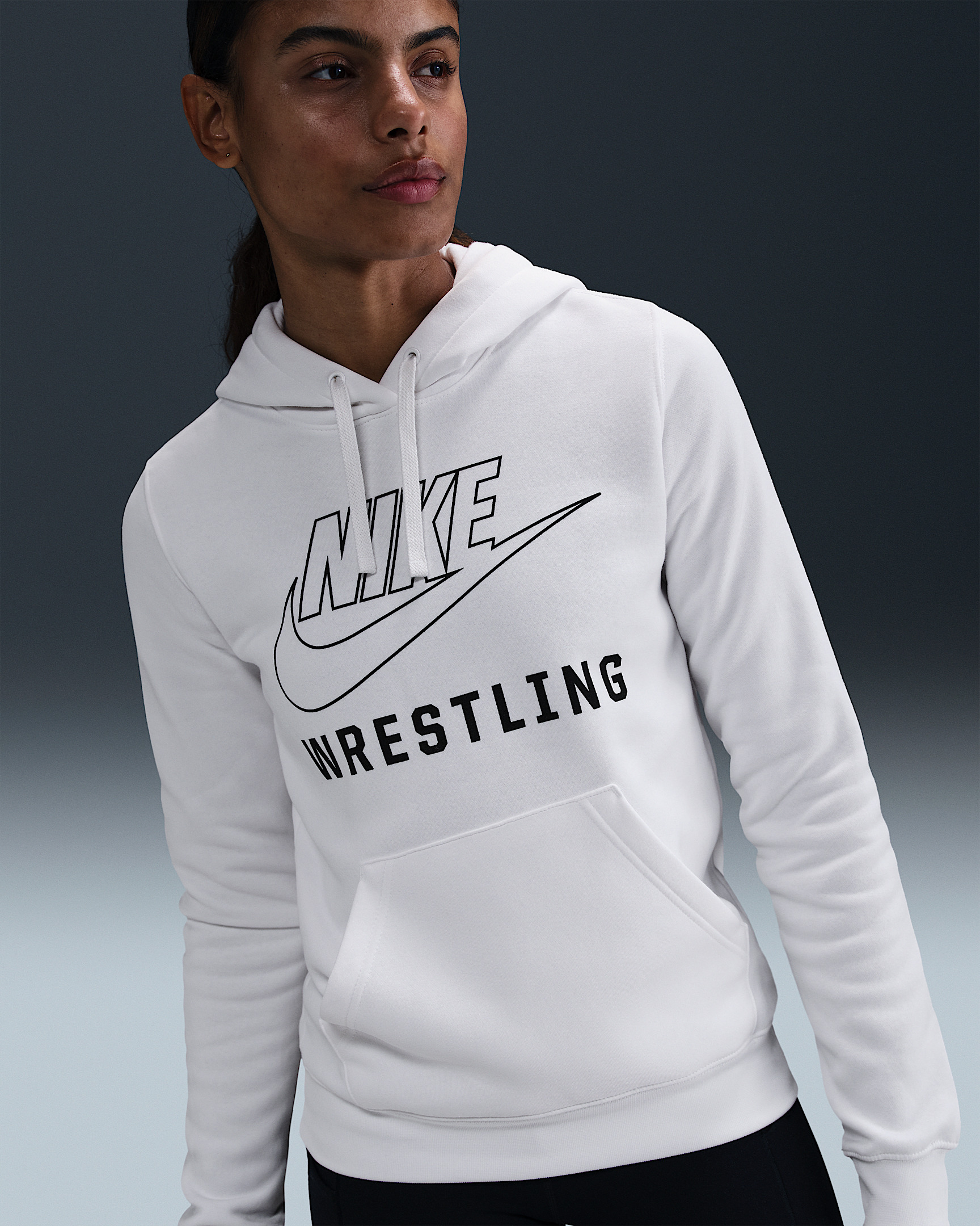 Nike Women's Wrestling Pullover Hoodie - 1