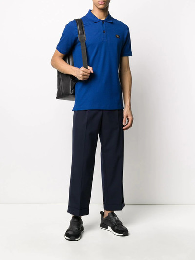 Paul & Shark logo patch polo shirt outlook