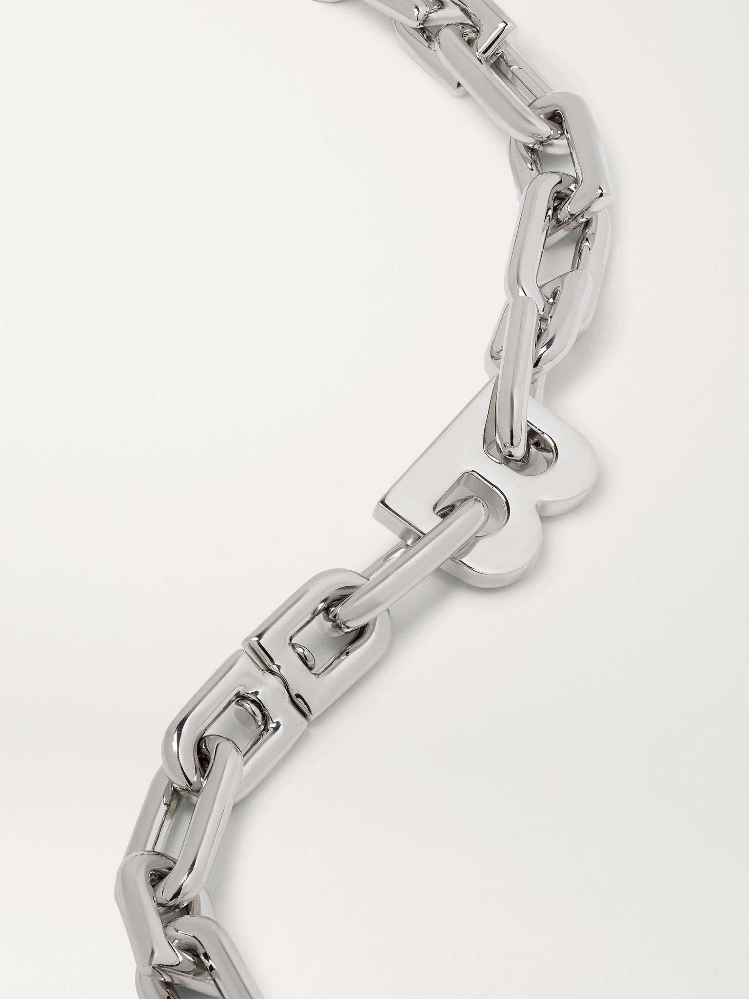 Silver-Tone Chain Necklace - 4