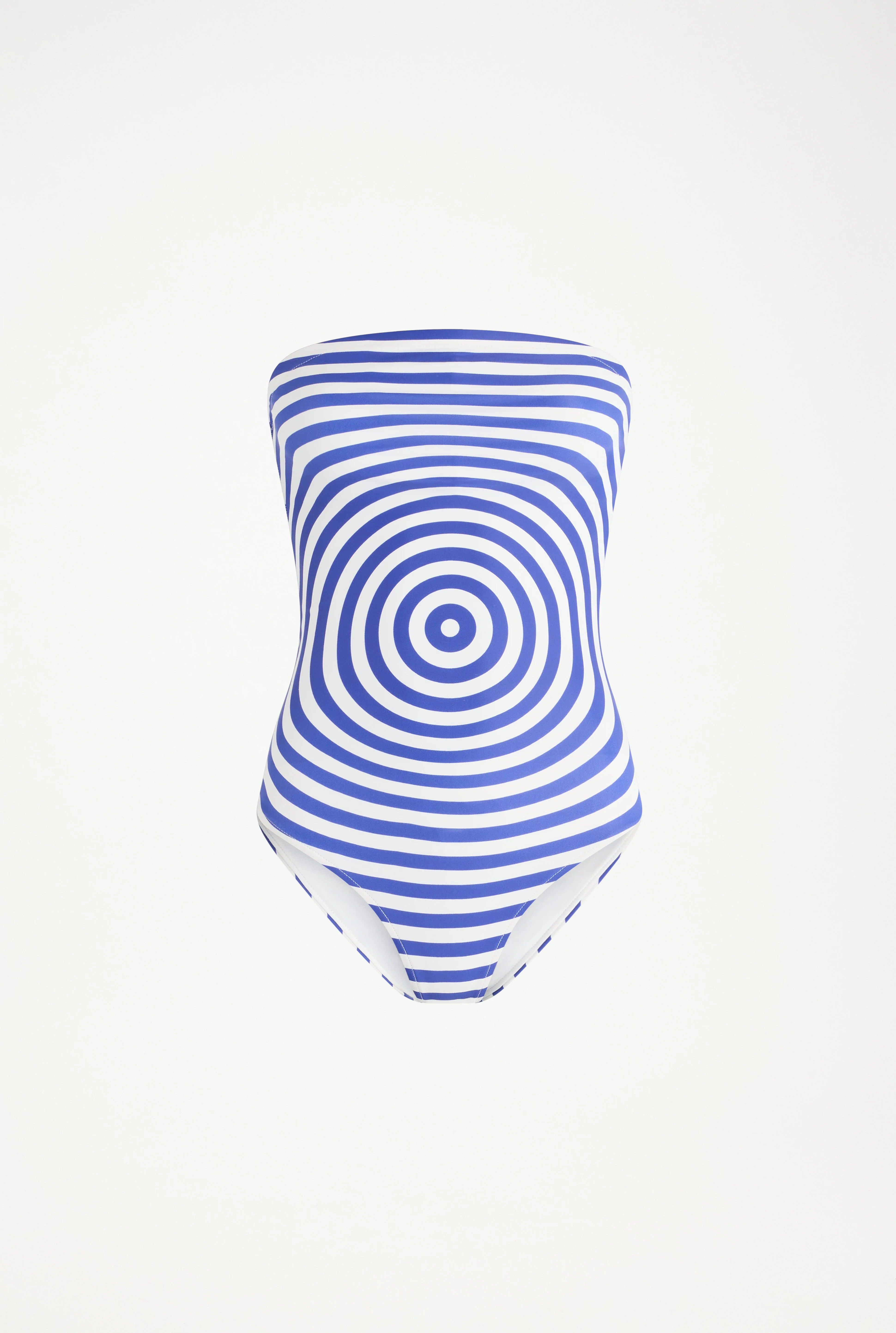 THE TARGET BLUE STRAPLESS SWIMSUIT - 1