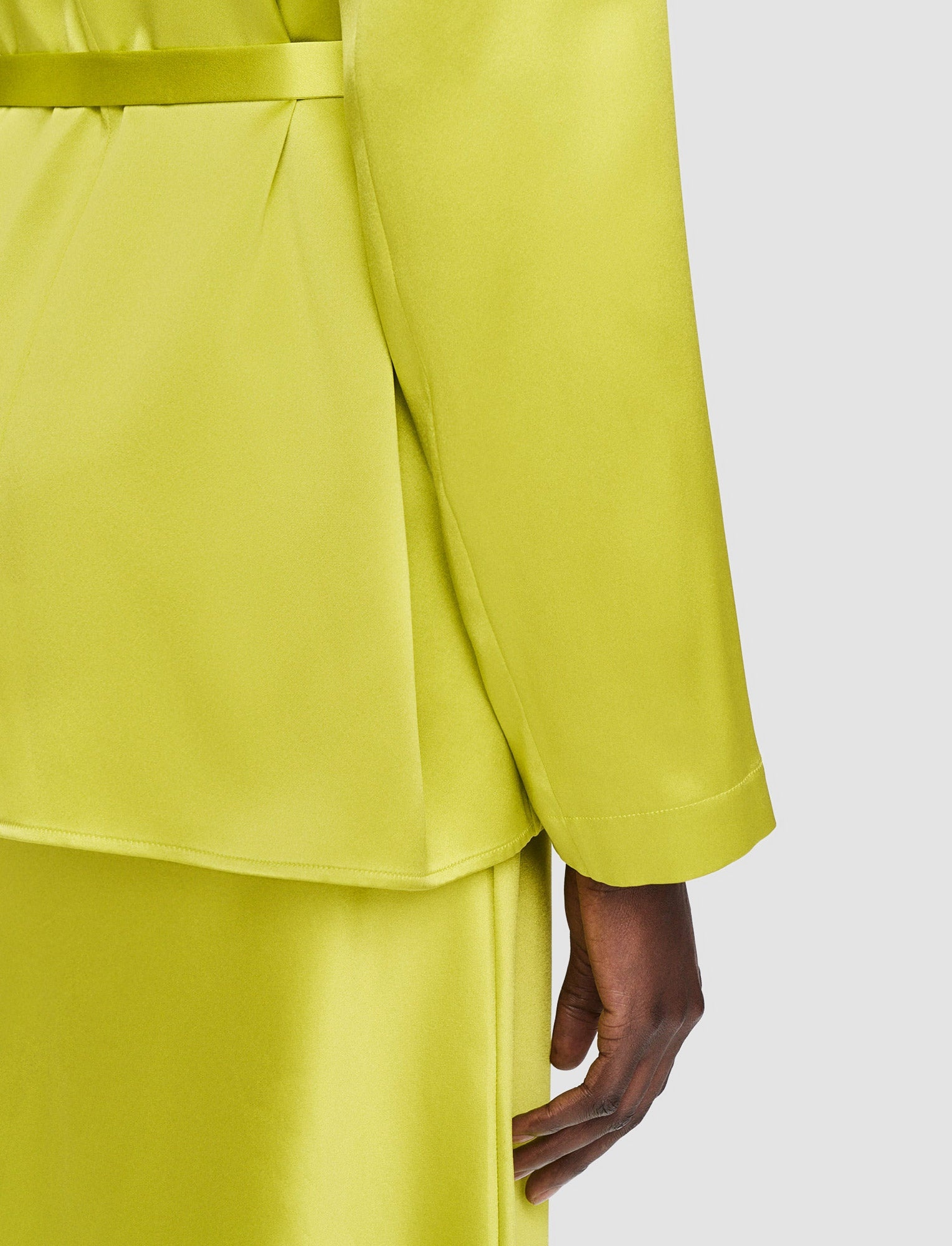 Silk Satin Joubert Jacket - 6