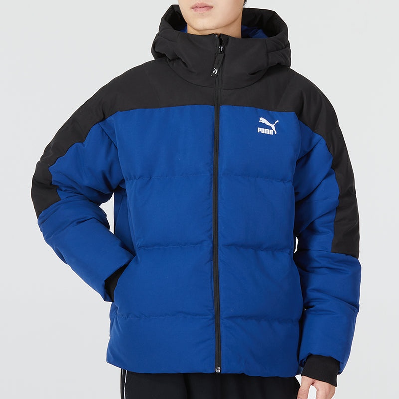 PUMA Colorblock Padded Down Jacket 'Blue' 537685-16 - 4