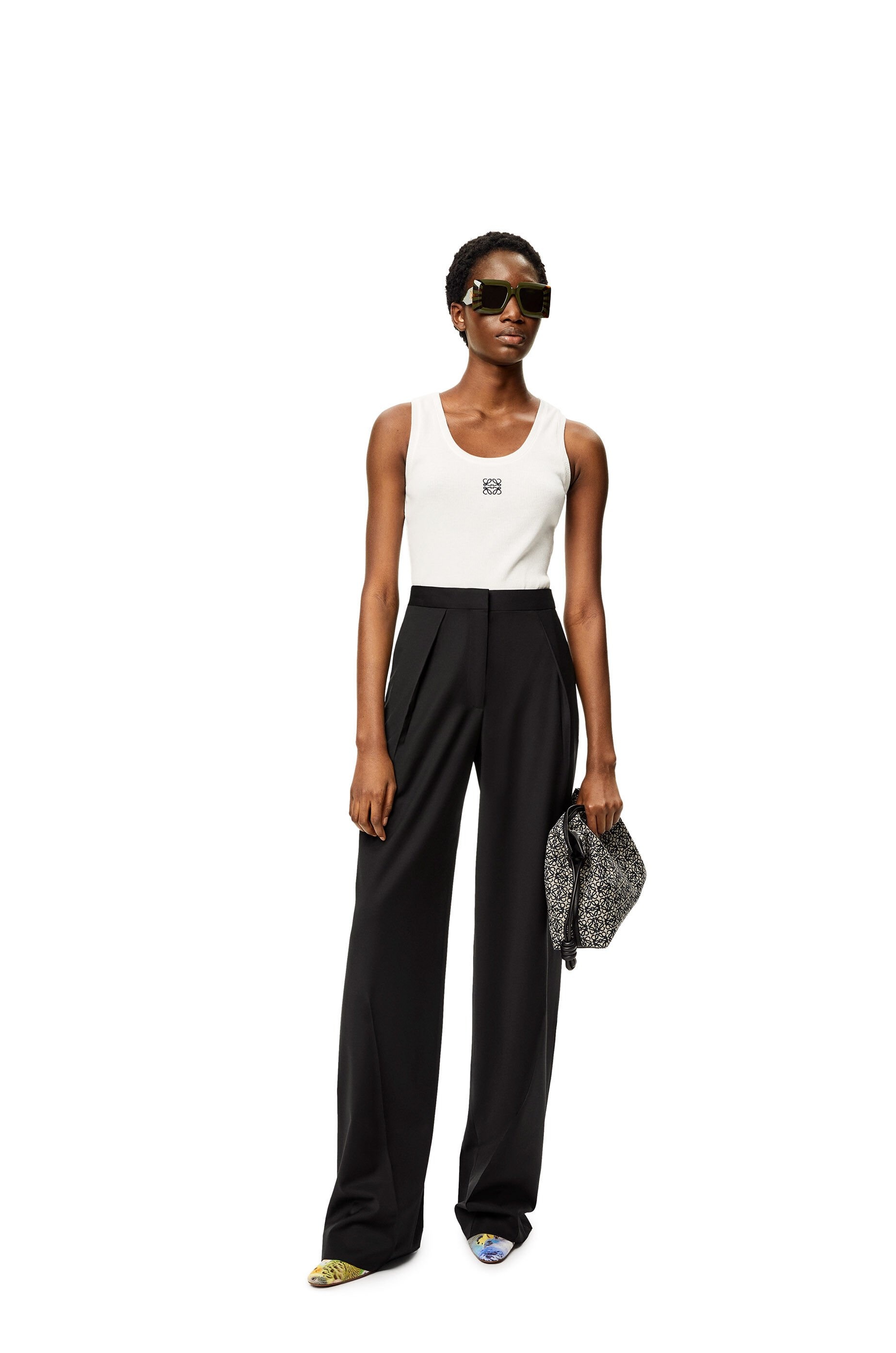 Pleated trousers in wool - 2