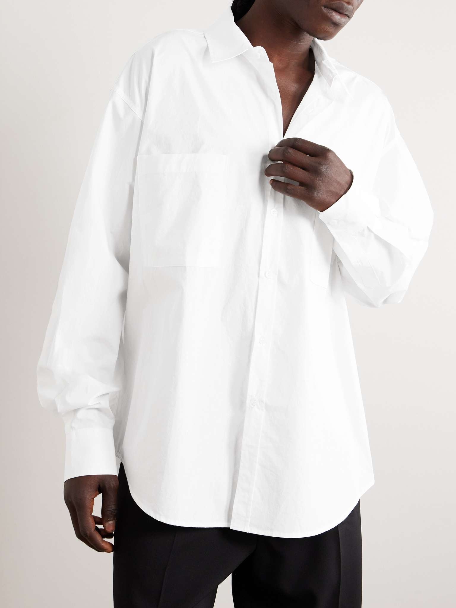 Gus Oversized Cotton-Poplin Shirt - 3