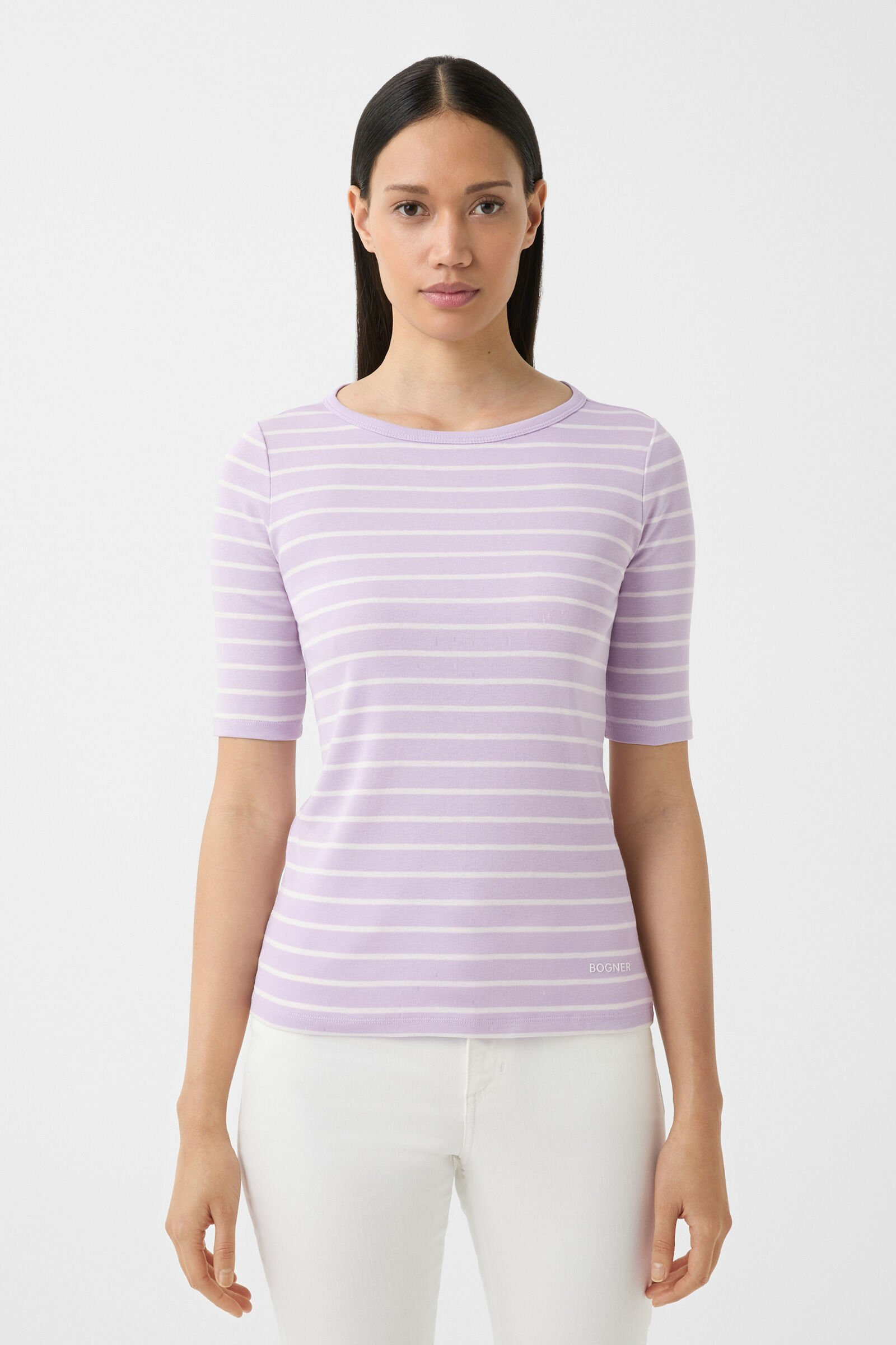 T-shirt Louna in Lilac/Off-White - 2