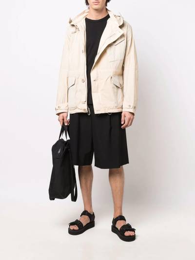 Ten C hooded lightweight jacket outlook