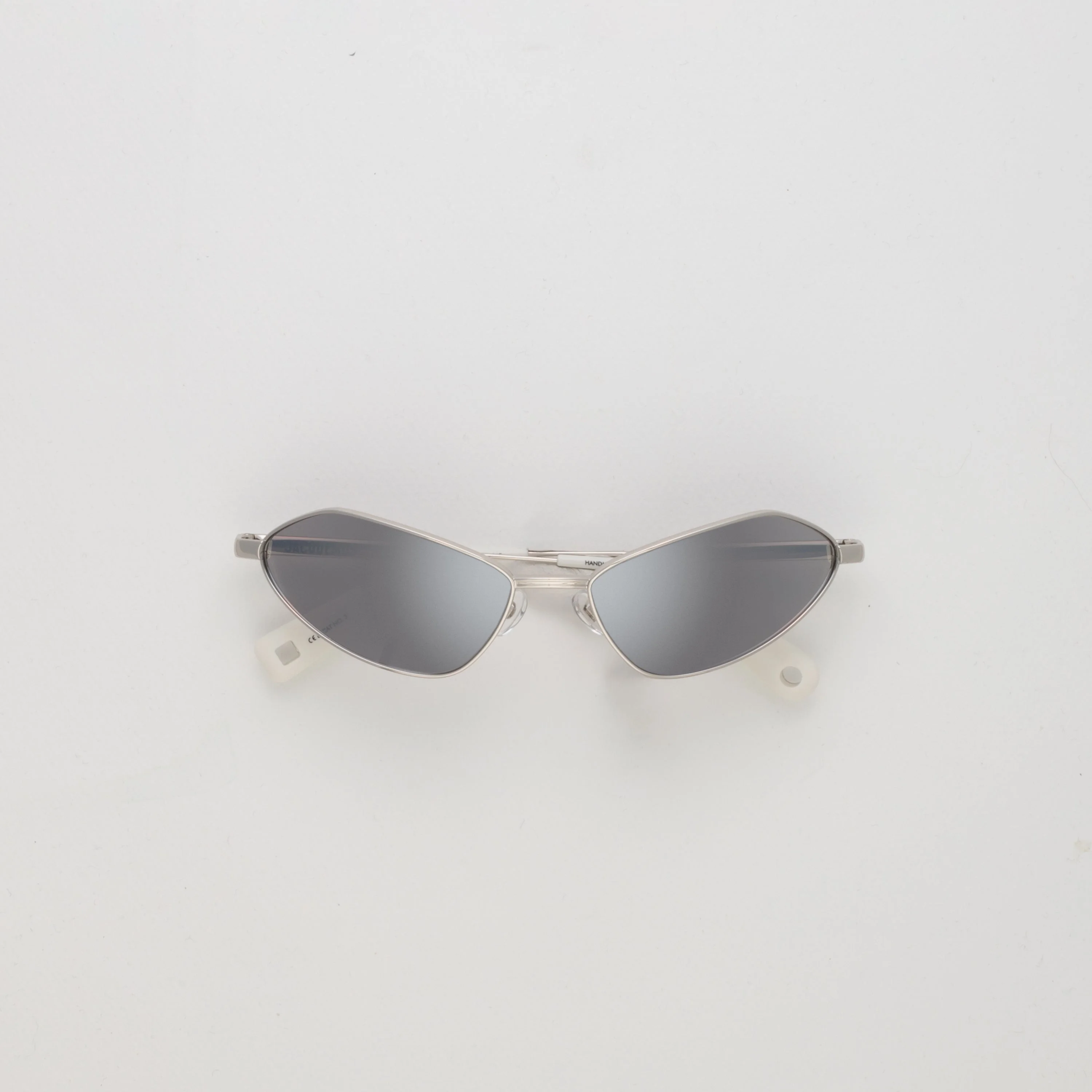 Bambino Angular Sunglasses in Metal Silver - 1