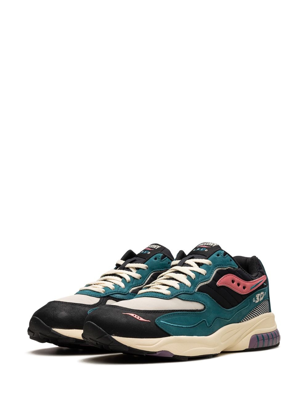 3D Grid Hurricane "Midnight Swimming" sneakers - 5