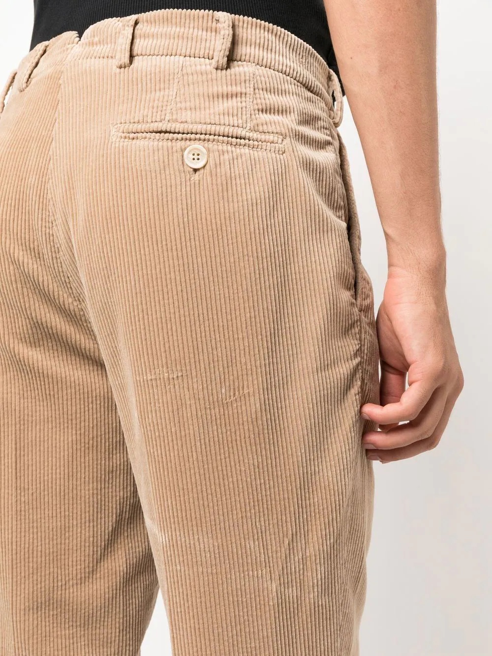 cropped corduroy trousers - 5