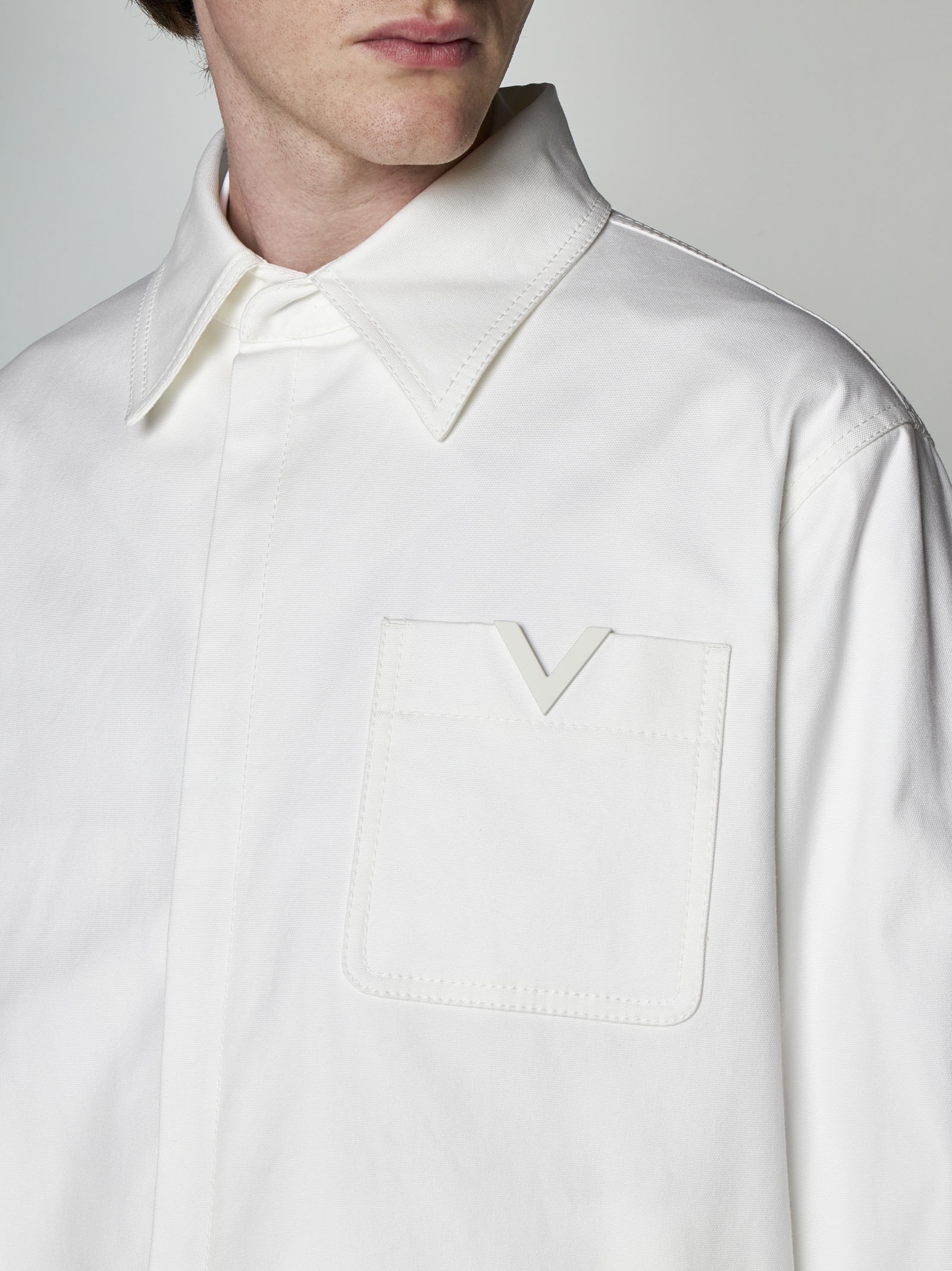 Valentino cotton overshirt - 5