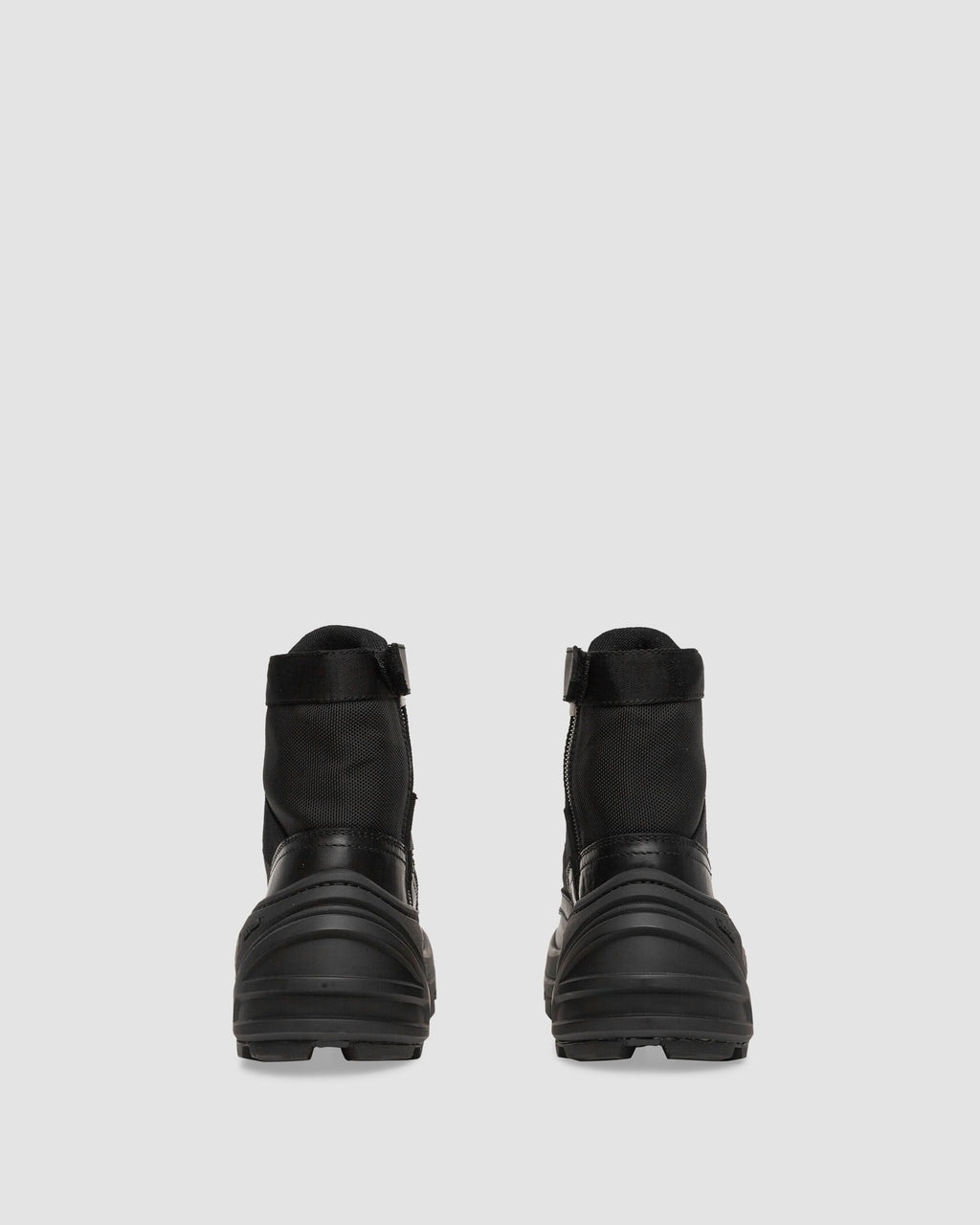 NYLON AND LEATHER LACE UP BOOT WITH VIBRAM SOLE - 5
