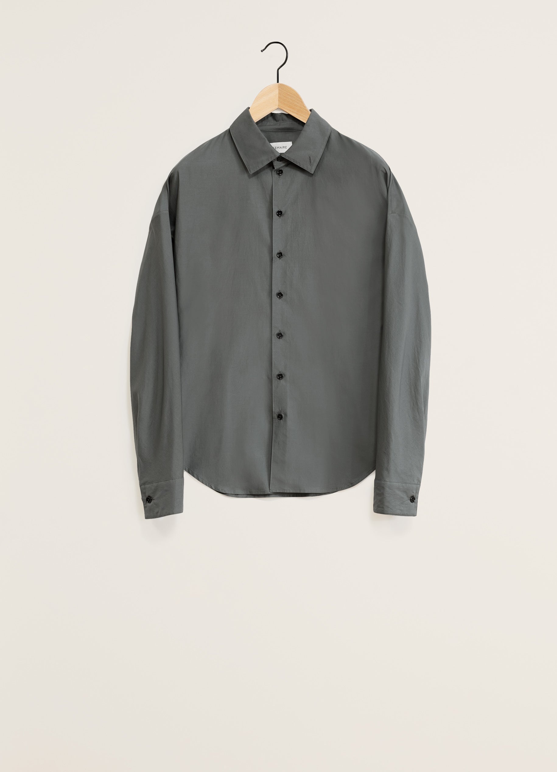 FITTED BAND COLLAR SHIRT - 1