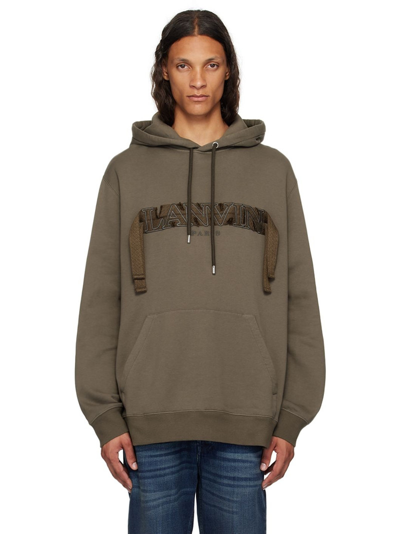 Taupe Curb Lace Hoodie 1