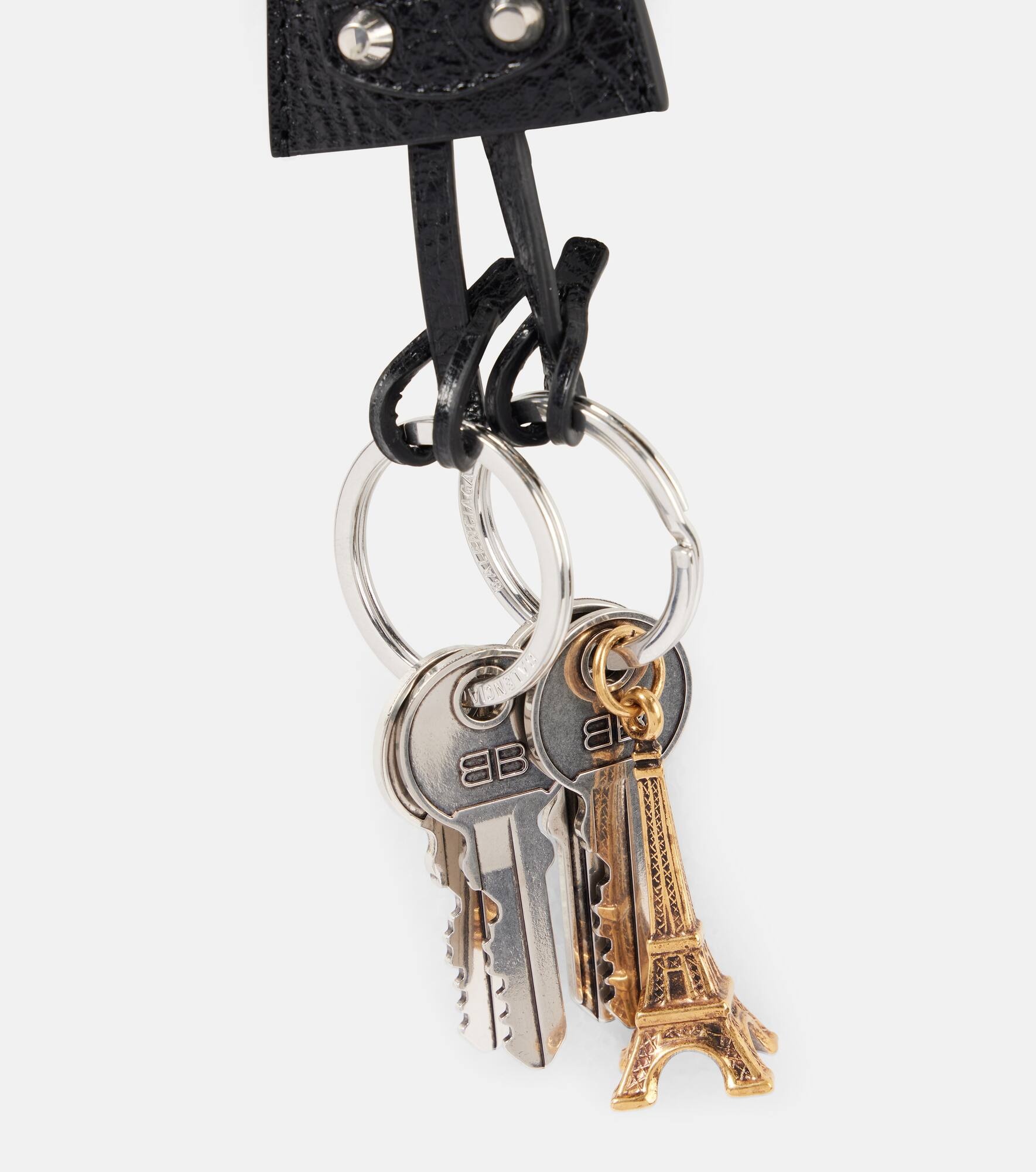 Le City Charm Eiffel leather keychain - 3