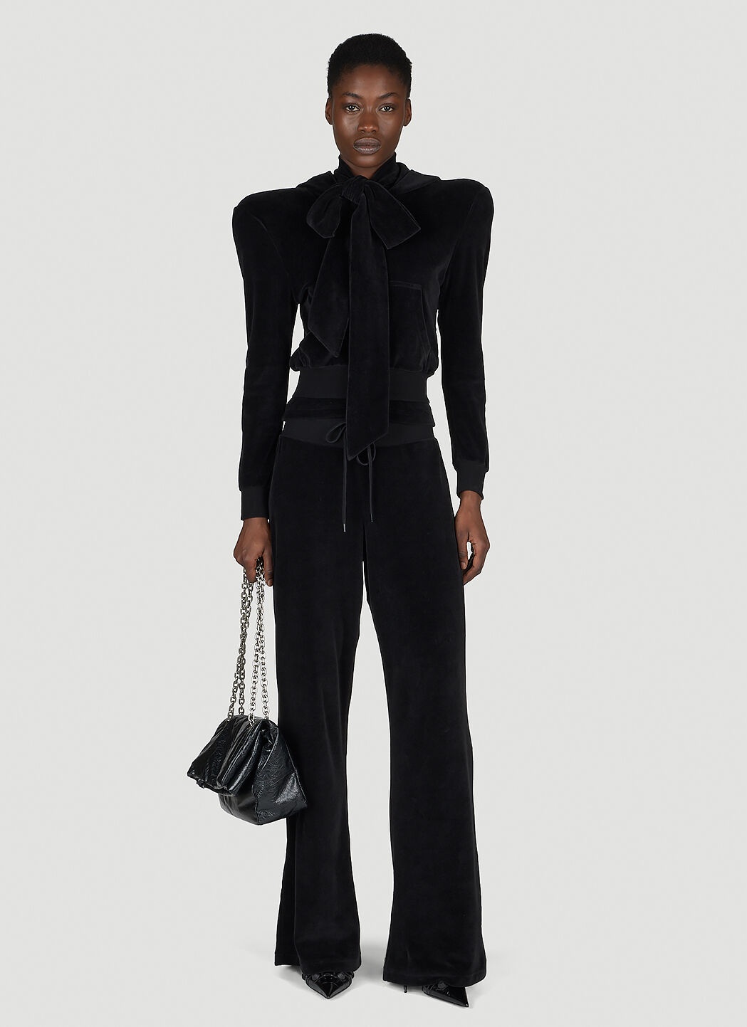 Tシャツ・カットソー BALENCIAGA FW23 Scarf Turtleneck (768074TNV61 1000) Tシャツ・カットソー BALENCIAGA FW23 Scarf Turtleneck