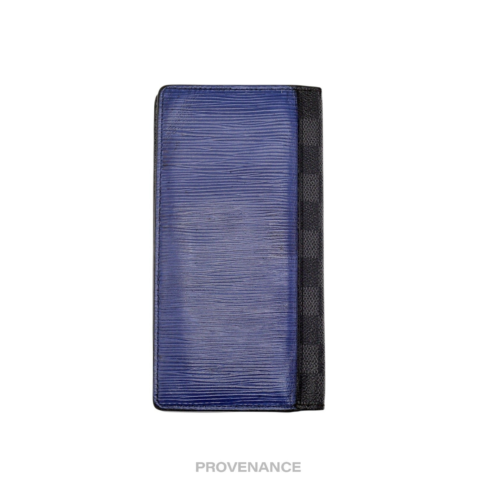 Louis Vuitton Brazza Long Wallet - Graphite Epi Patchwork - 3