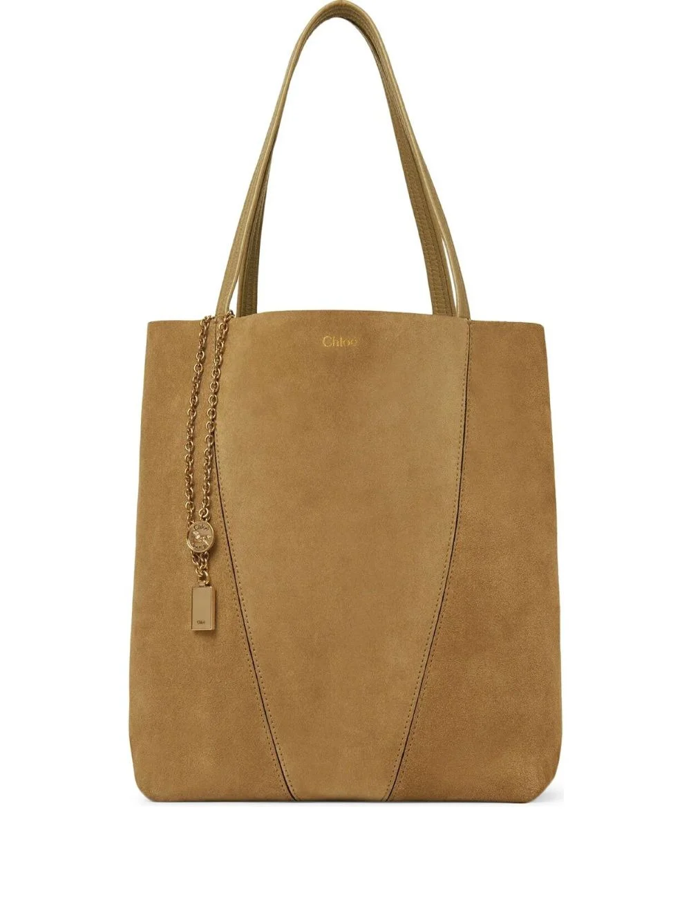 Chloé Women Spin Suede Leather Tote Bag - 1