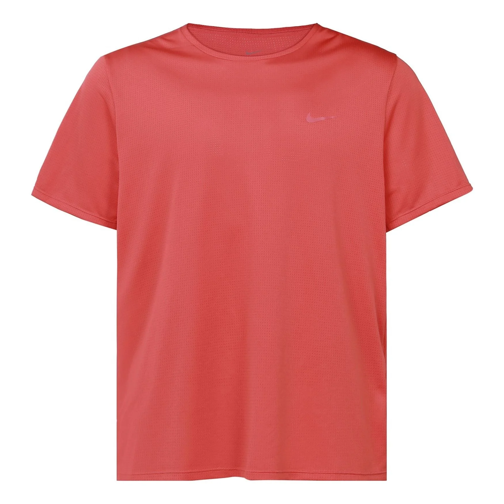 Nike 드리프 야생 뛰기 상승 뒤 인쇄 운영하는 스포츠 빠른 건조한 Breathable 짧은 소매 빨간 DD5356 - 1