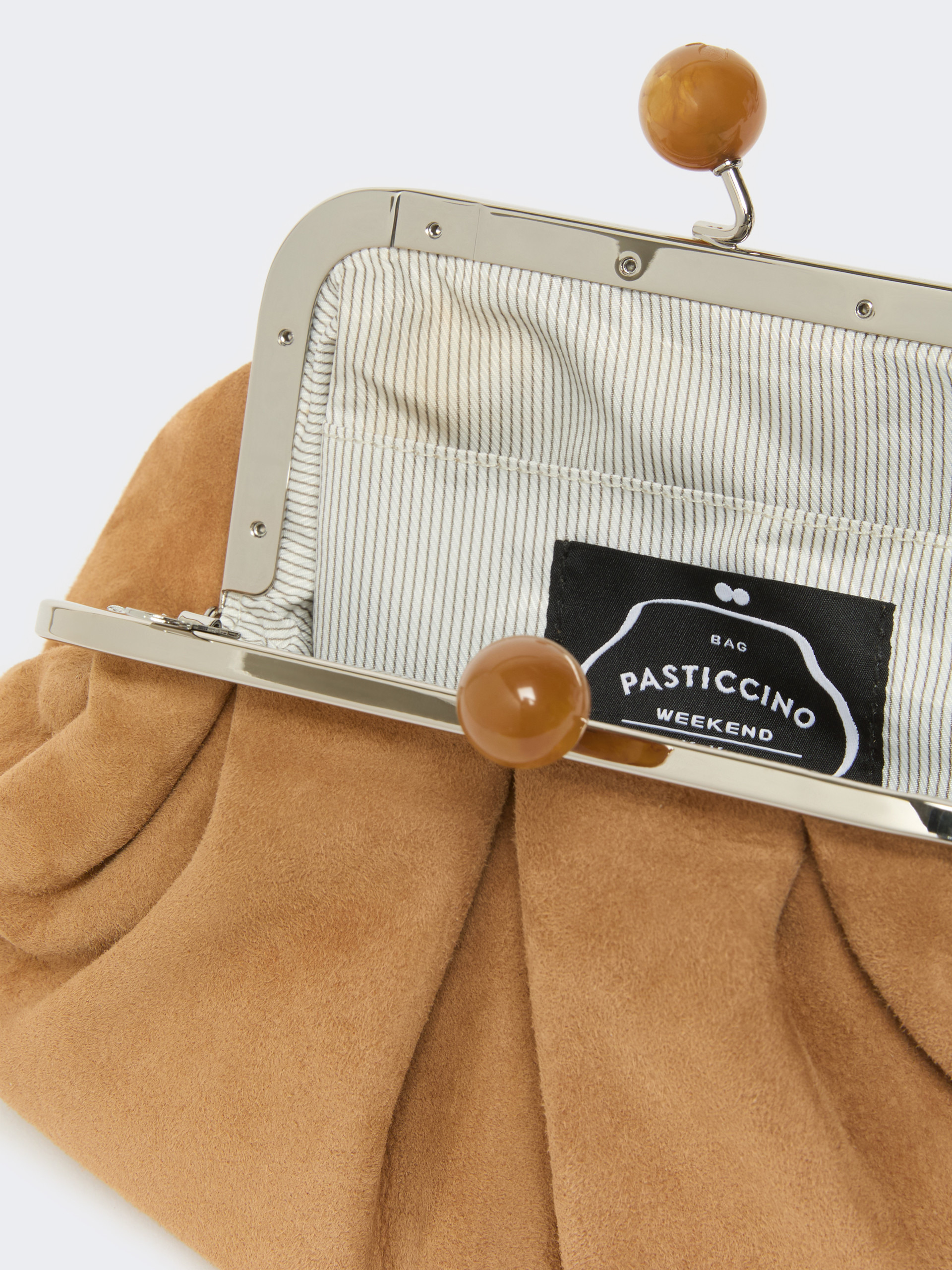 VALOIS Small suede Pasticcino Bag - 6