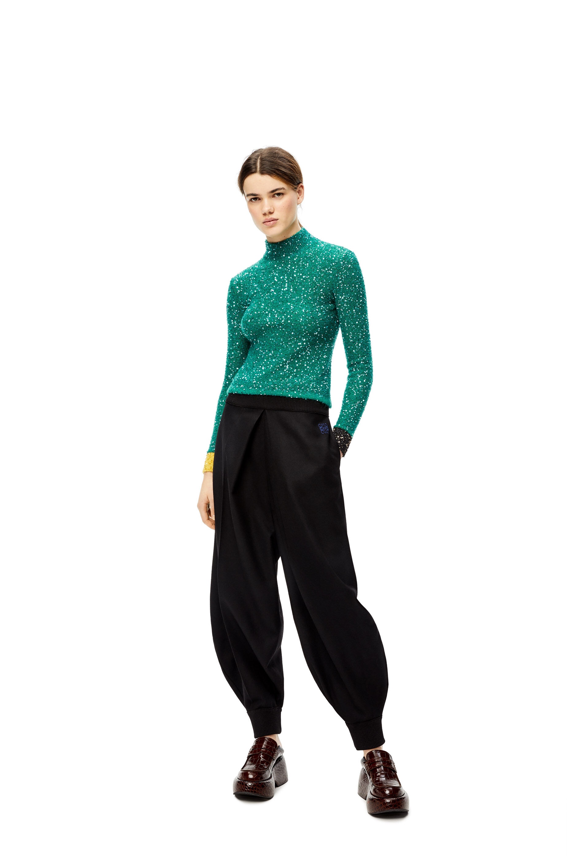 Balloon trousers in wool - 2