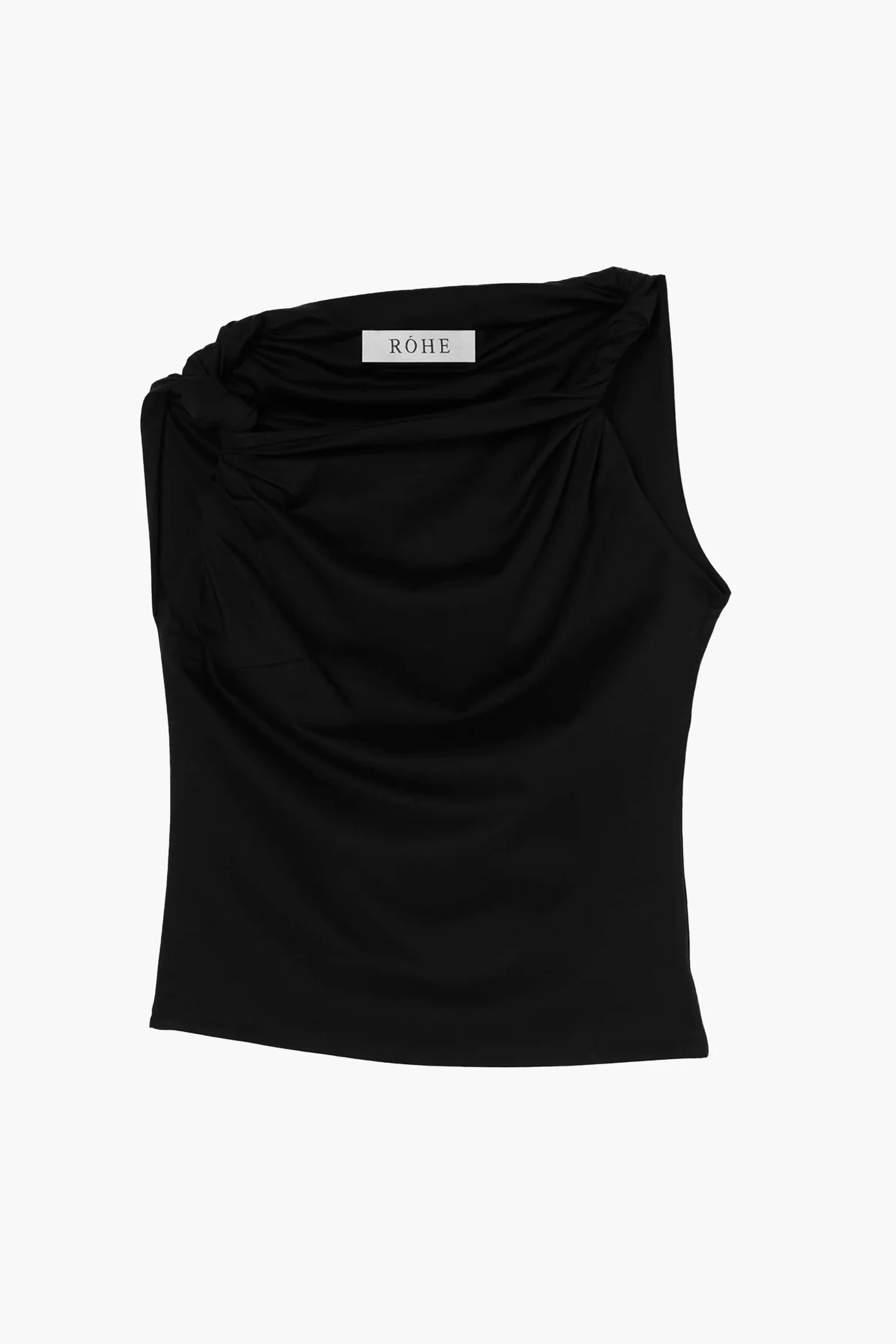 SCULPTURAL COTTON SILK TOP - 1