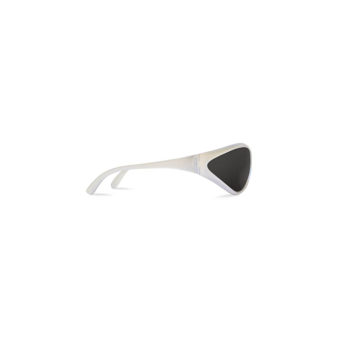 90s Oval Sunglasses  in Crystal - 4