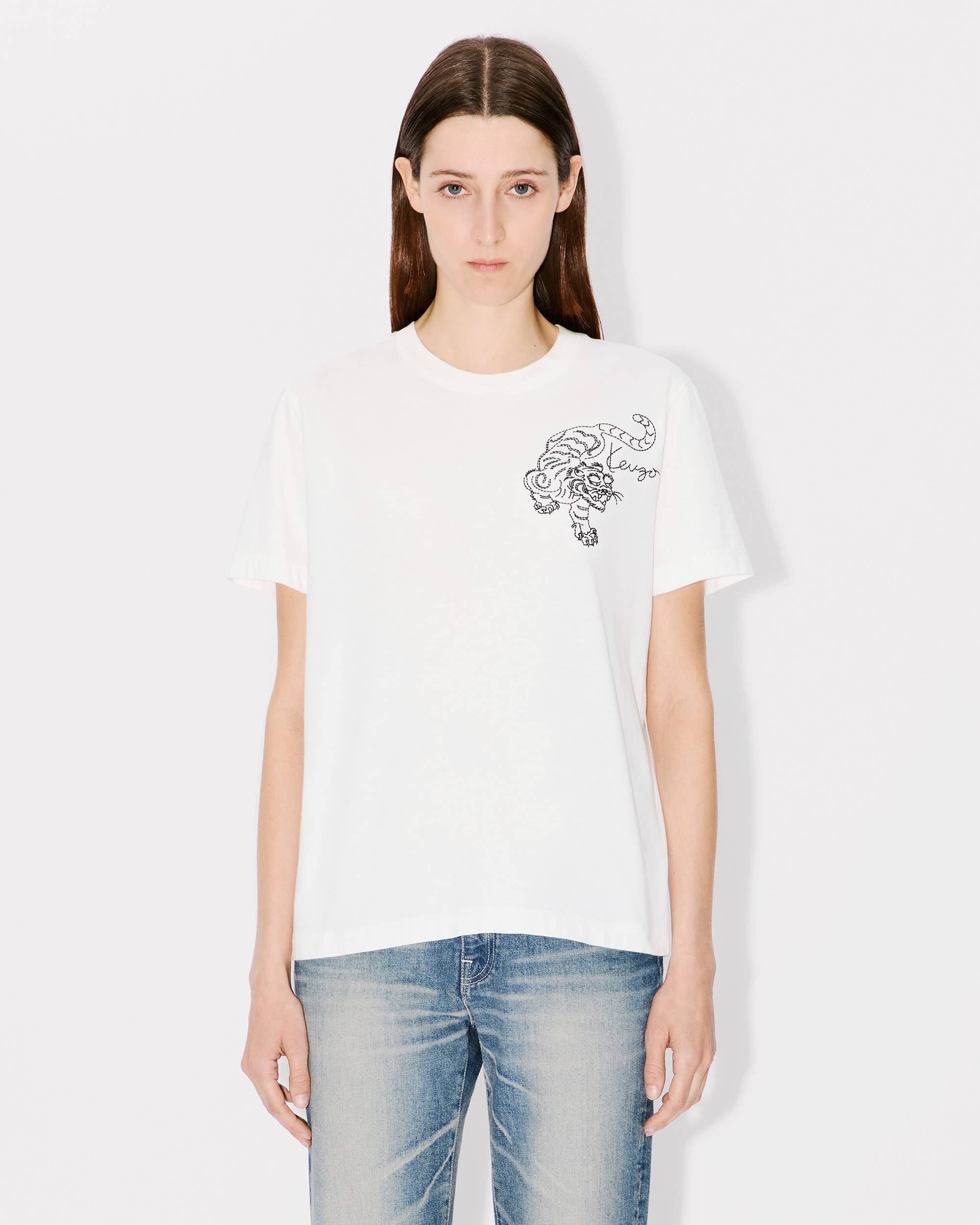 'KENZO Star Tiger' embroidered loose T-shirt - 3