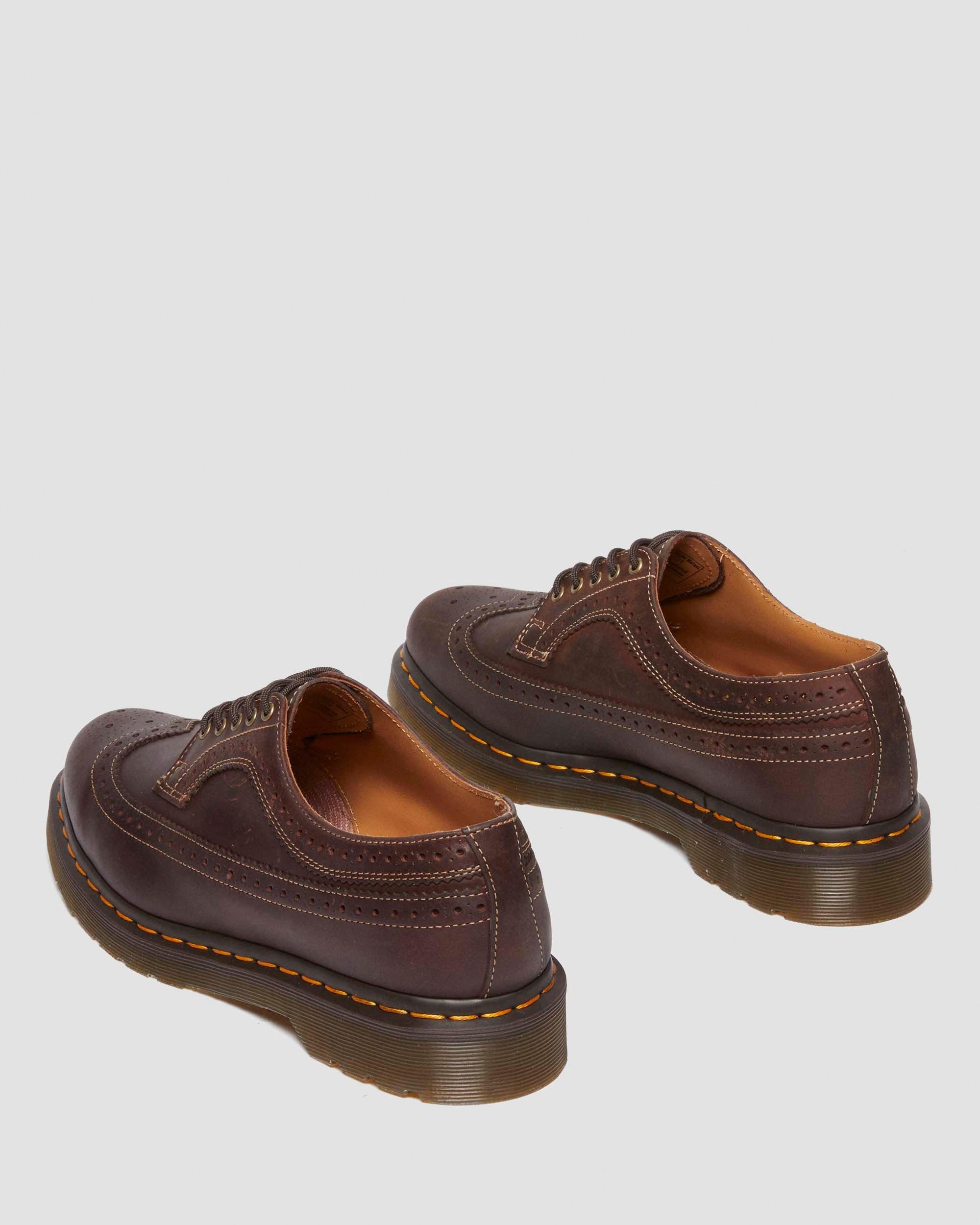 3989 Crazy Horse Leather Brogue Shoes - 9