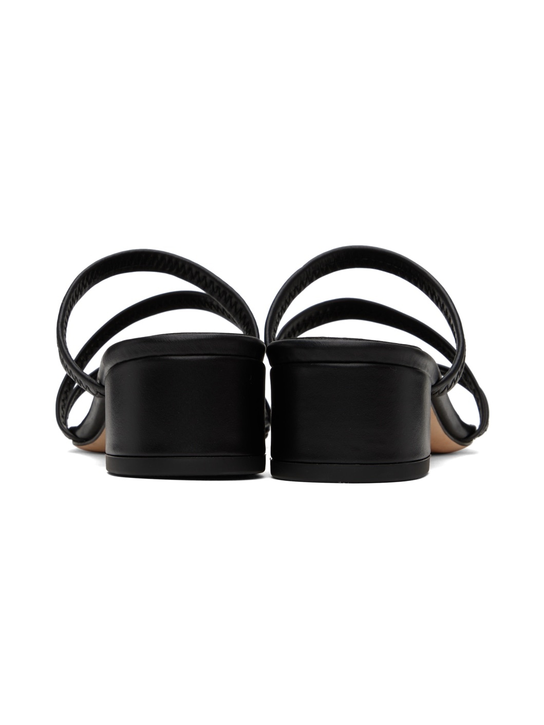 Black Riviera Heeled Sandals - 2
