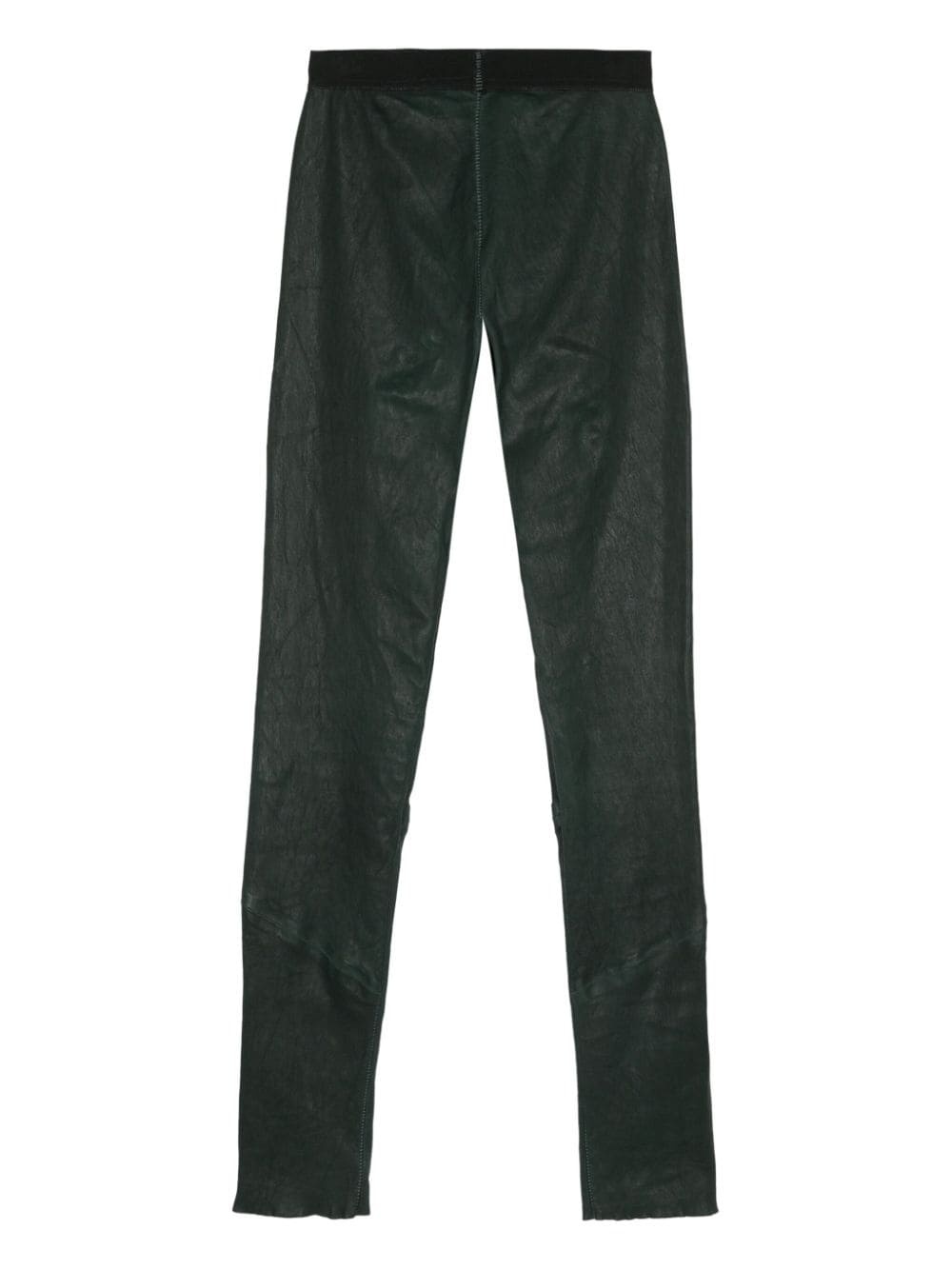 leather skinny trousers - 2