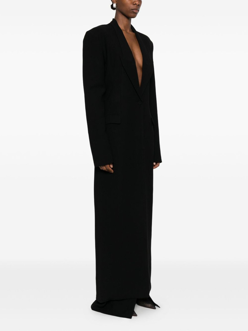 peak-lapel maxi coat dress 3