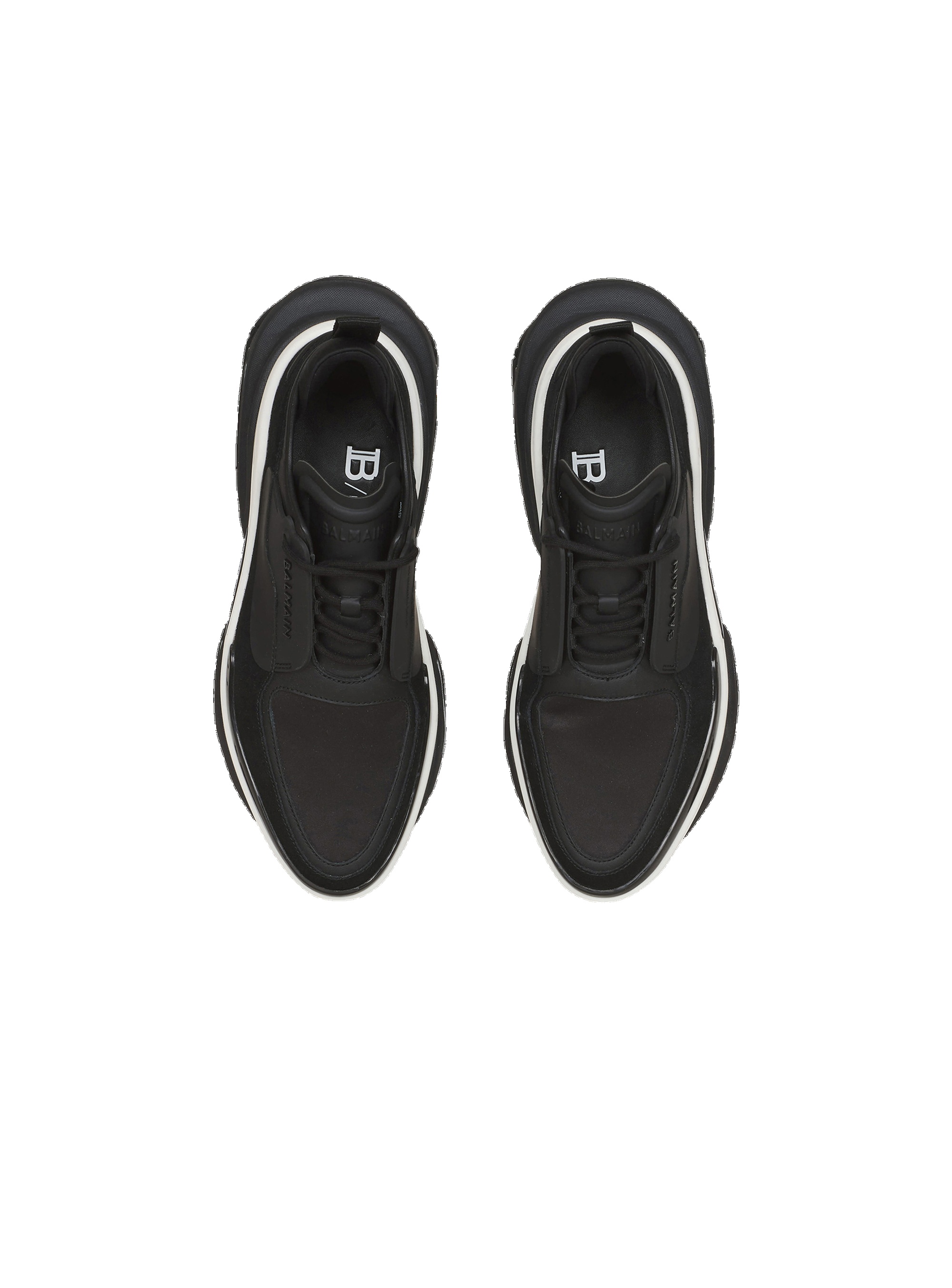 EXCLUSIVE - leather B-Bold low-top sneakers - 3