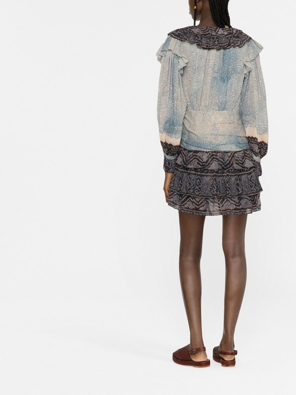 Sara ruffled mini dress - 3